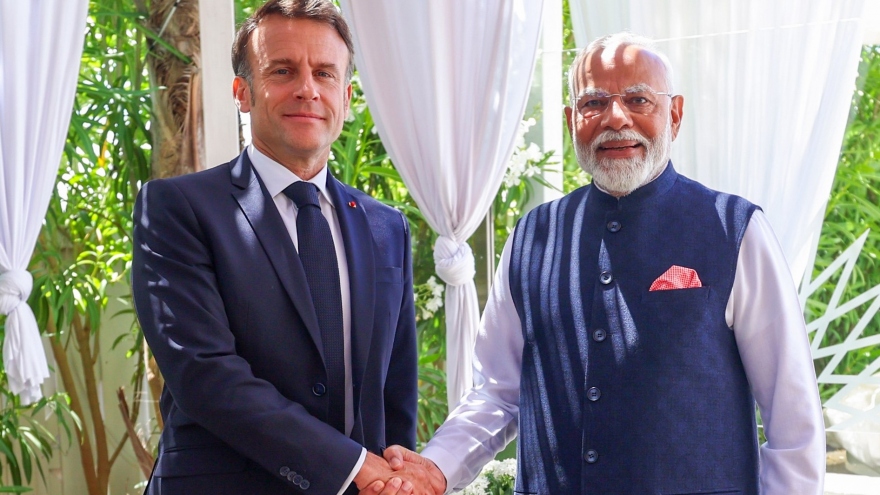 Ấn Độ, Pháp nhất trí tăng cường hợp tác quốc phòng